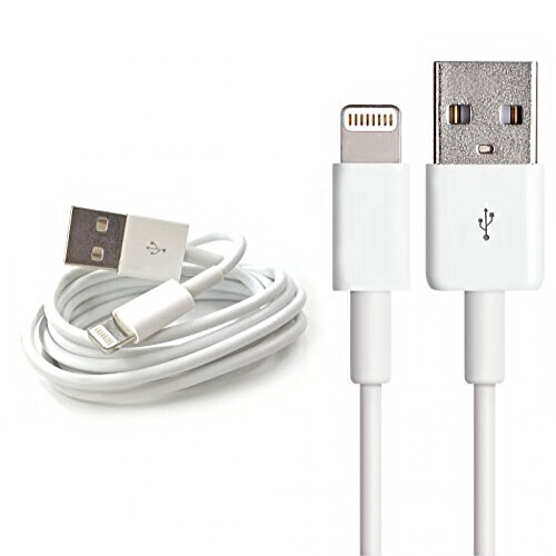 Refurbished 8 Pin USB kabel voor iPhone, iPod | kleur Wit 100CM Tweedehands