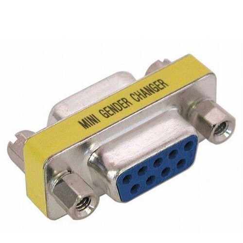 Refurbished 9 pin Serial Gender RS232 Changer Female to Female Adapter Tweedehands
