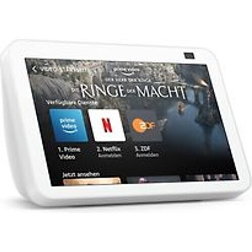 Refurbished Amazon Echo Show 8 [2e generatie, 2021] wit Tweedehands