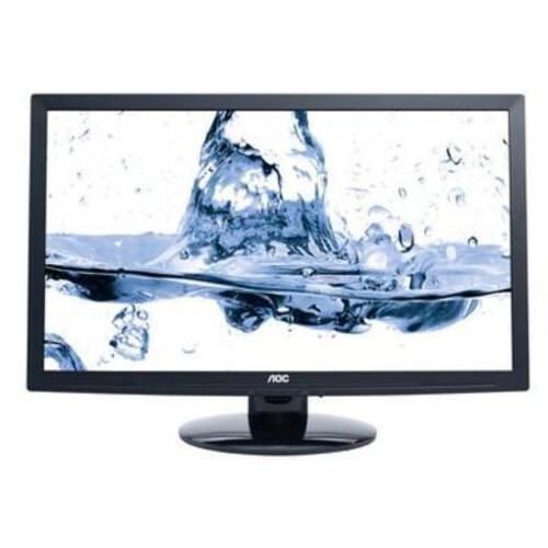 Refurbished AOC e2495sd - 24 inch - 1920x1080 - DVI - VGA - Zwart Tweedehands