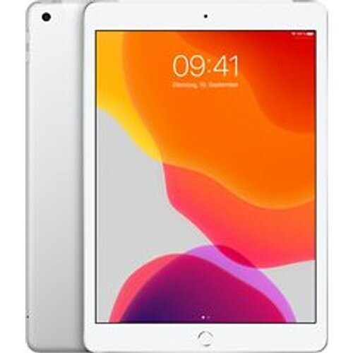 Refurbished Apple iPad 10,2 128GB [wifi + cellular, model 2019] zilver Tweedehands