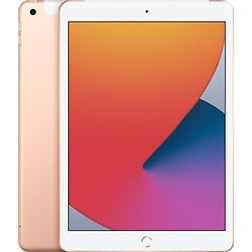 Refurbished Apple iPad 10,2 32GB [wifi + cellular, model 2020] goud Tweedehands