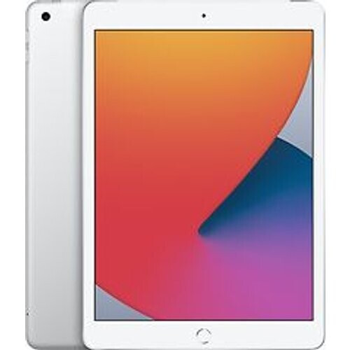 Refurbished Apple iPad 10,2 32GB [wifi + cellular, model 2020] zilver Tweedehands