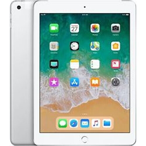 Refurbished Apple iPad 9,7 32GB [wifi + cellular, model 2018] zilver Tweedehands