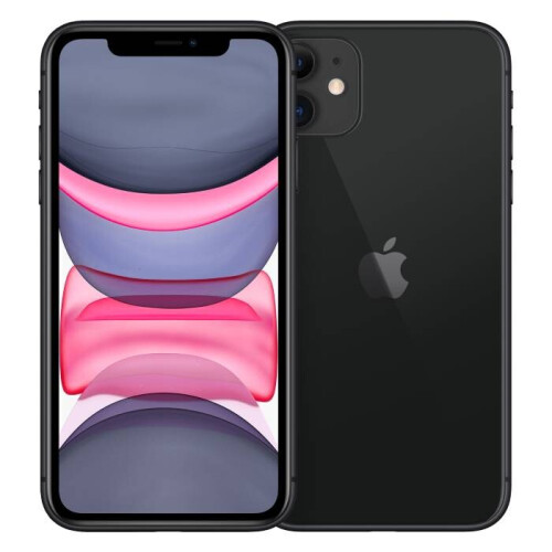 Refurbished Apple iPhone 11 - 128GB - Zwart Tweedehands