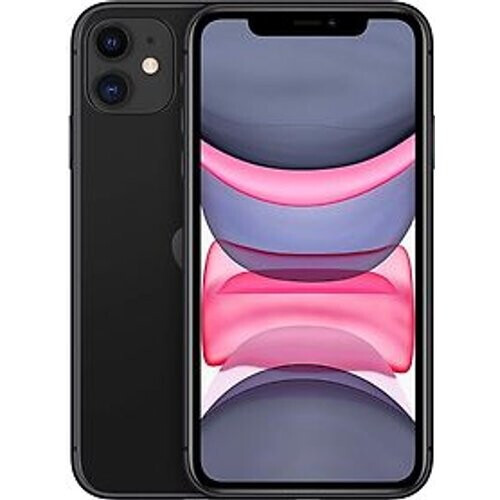 Refurbished Apple iPhone 11 128GB zwart Tweedehands
