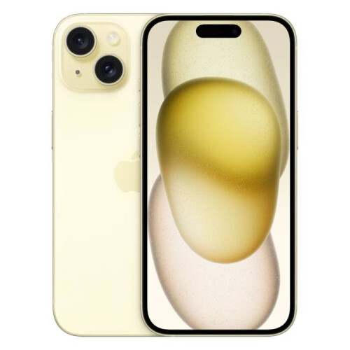 Refurbished Apple iPhone 15 - 128GB - Geel - 2 jaar Garantie Tweedehands