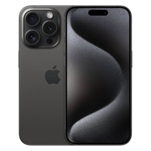 Refurbished Apple iPhone 15 Pro - 128GB - Zwart titanium - 2 jaar Garantie Tweedehands