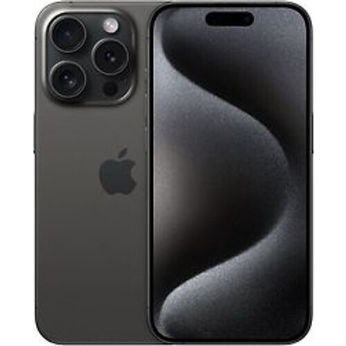 Refurbished Apple iPhone 15 Pro 128GB zwart titanium Tweedehands