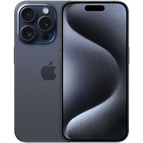 Refurbished Apple iPhone 15 Pro 1TB blauw titanium Tweedehands
