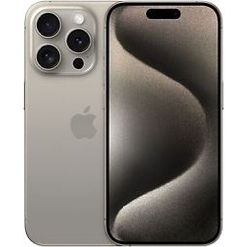 Refurbished Apple iPhone 15 Pro 256GB naturel titanium Tweedehands