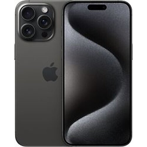 Refurbished Apple iPhone 15 Pro Max 1TB zwart titanium Tweedehands