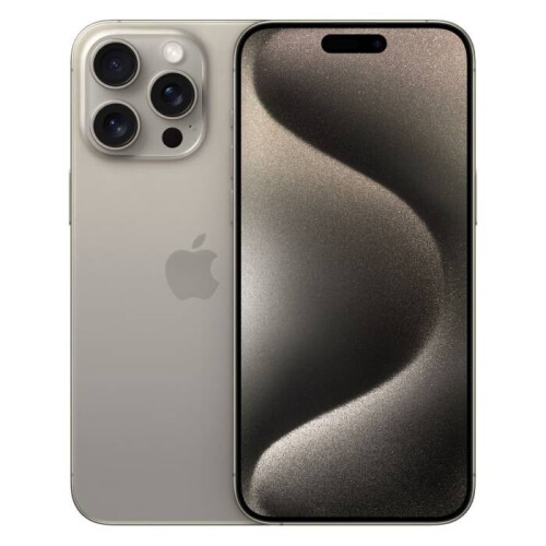 Refurbished Apple iPhone 15 Pro Max - 256GB - Naturel titanium - 2 jaar Garantie Tweedehands