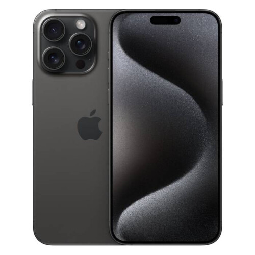 Refurbished Apple iPhone 15 Pro Max - 256GB - Zwart titanium - 2 jaar Garantie Tweedehands