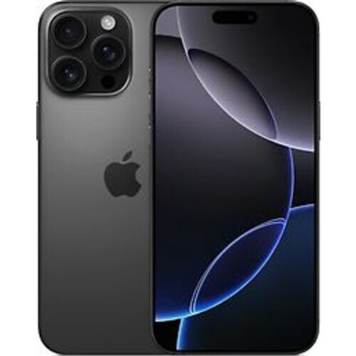 Refurbished Apple iPhone 16 Pro Max 1TB zwart titanium Tweedehands