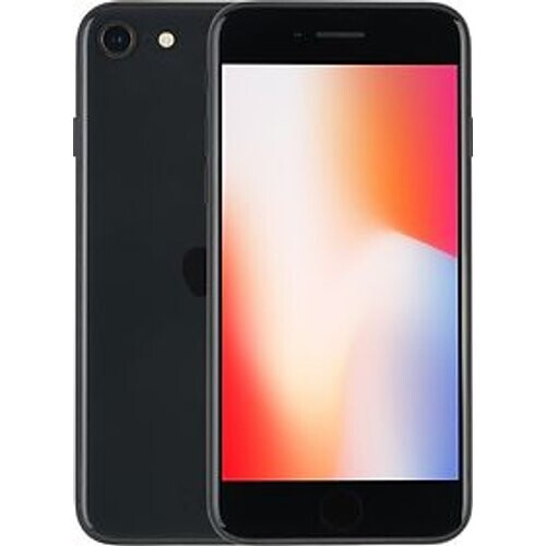 Refurbished Apple iPhone SE 2020 128GB zwart Tweedehands