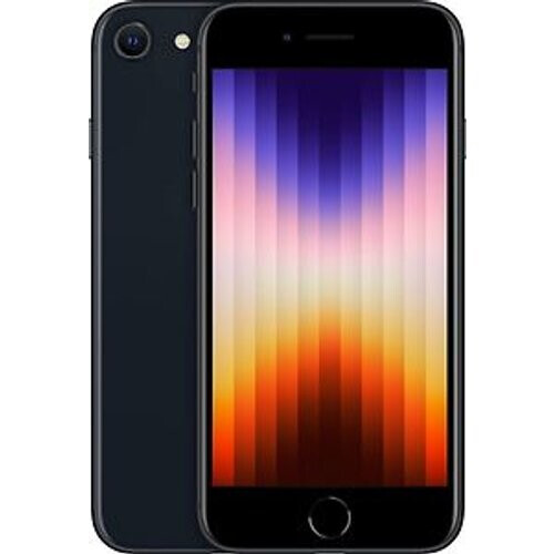 Refurbished Apple iPhone SE 2022 128GB middernacht Tweedehands