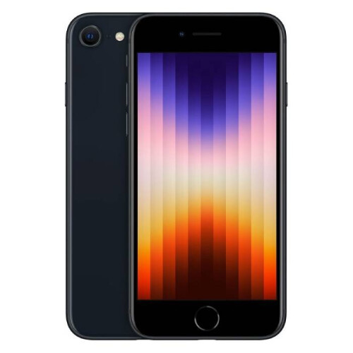 Refurbished Apple iPhone SE 3 - 64GB - Middernacht - 2 jaar Garantie Tweedehands