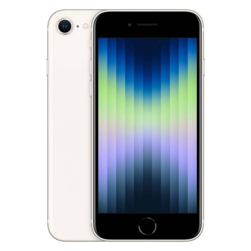Refurbished Apple iPhone SE 3 - 64GB - Sterrenlicht - 2 jaar Garantie Tweedehands