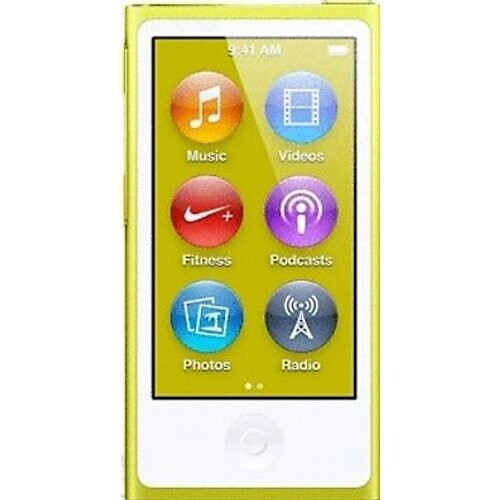 Refurbished Apple iPod nano 7G 16GB geel Tweedehands