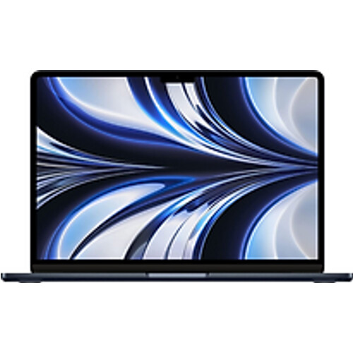 Refurbished Apple MacBook Air 13.6 (Liquid True Tone Retina Display) M2 (8-Core GPU) 8 GB RAM 256 GB SSD [Mid 2022, Engelse toetsenbordindeling, QWERTY] middernacht Tweedehands