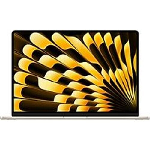 Refurbished Apple MacBook Air 15.3 (Liquid True Tone Retina Display) 3.49 GHz M2-Chip (8-Core CPU, 10-Core GPU) 8GB RAM 256 GB SSD [Mid 2023, Engelse toetsenbordindeling, QWERTY] sterrenlicht Tweedehands
