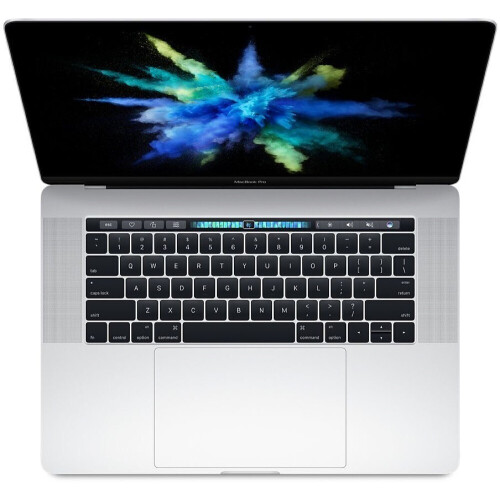 Refurbished Apple MacBook Pro (15 inch, 2017) - Intel Core i7 - 16GB RAM - 256GB SSD - Touch Bar - 4x Thunderbolt 3 - Zilver Tweedehands
