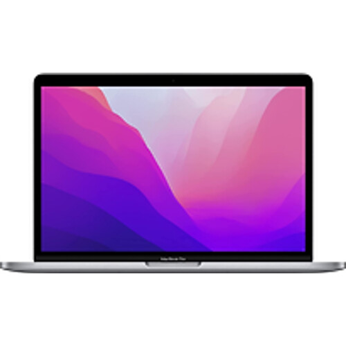 Refurbished Apple MacBook Pro met Touch Bar en Touch ID 13.3 (True Tone Retina Display) M2 8 GB RAM 256 GB SSD [Mid 2022, Engelse toetsenbordindeling, QWERTY] spacegrijs Tweedehands