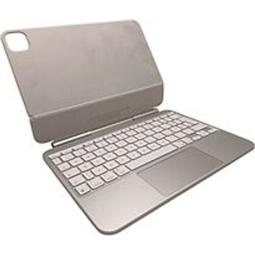 Refurbished Apple Magic Keyboard voor iPad Pro 11 (M4) [Engelse toetsenbordindeling, QWERTZ] wit Tweedehands