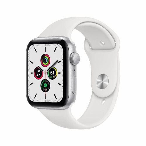 Refurbished Apple Watch SE 2020 GPS 40mm Zilver Als nieuw Tweedehands