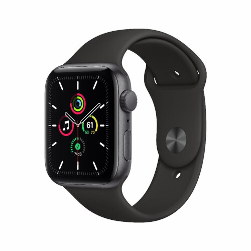 Refurbished Apple Watch SE 2020 GPS 44mm Space Gray Als nieuw Tweedehands