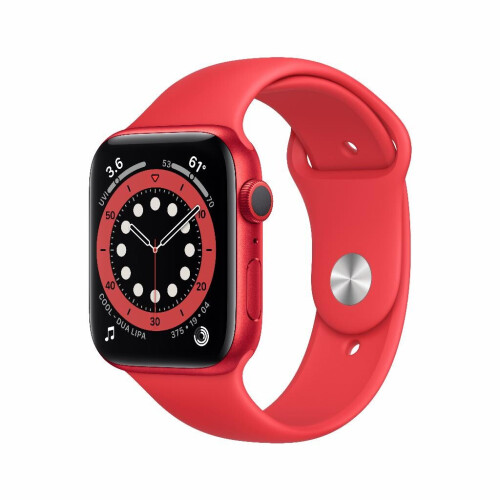 Refurbished Apple Watch Series 6 44mm Rood Licht gebruikt Tweedehands