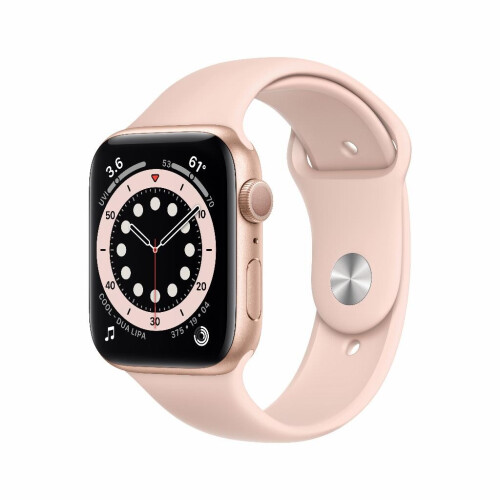 Refurbished Apple Watch Series 6 44mm Rosegoud Als nieuw Tweedehands