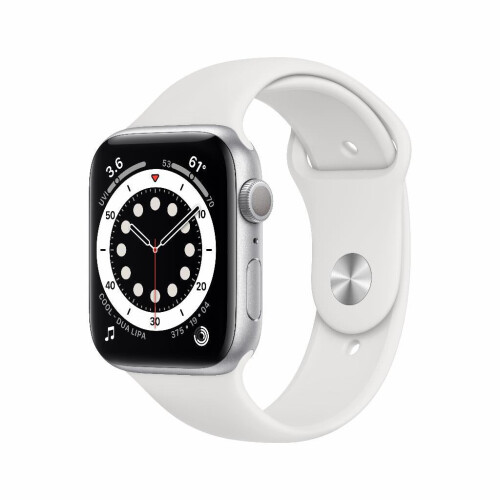 Refurbished Apple Watch Series 6 44mm Wit Licht gebruikt Tweedehands