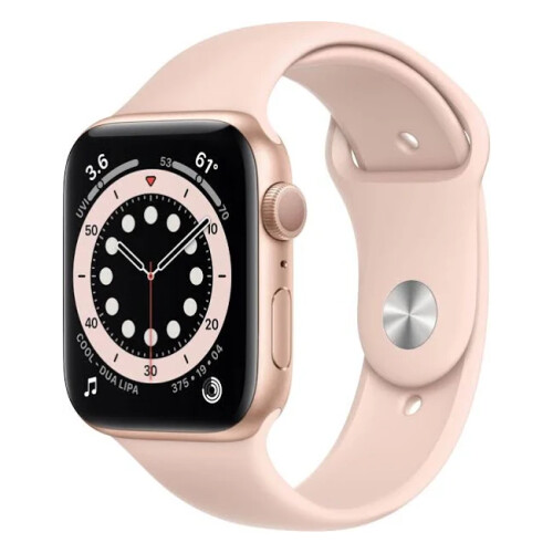 Refurbished Apple Watch Series 6 - GPS - Always-on display ECG - Roze Goud Tweedehands