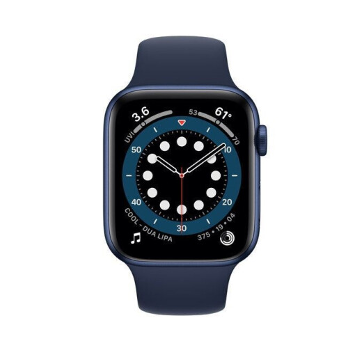 Refurbished Apple Watch Series 6 - Smartwatch - Always-on display GPS ECG - Blauw Tweedehands