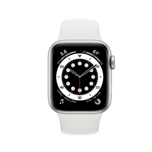 Refurbished Apple Watch Series 6 - Smartwatch - Always-on display GPS ECG - Zilver