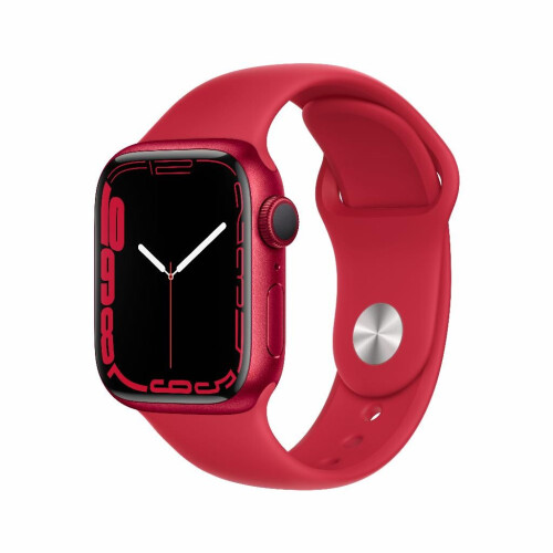 Refurbished Apple Watch Series 7 41mm Rood Licht gebruikt Tweedehands