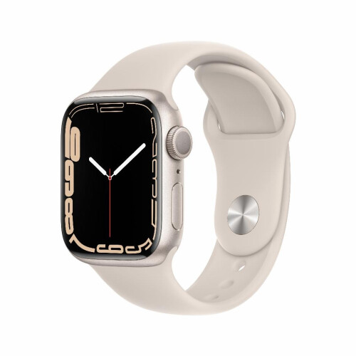 Refurbished Apple Watch Series 7 41mm Wit Als nieuw Tweedehands