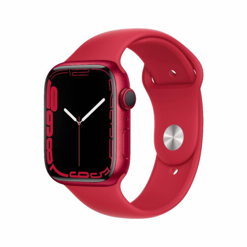 Refurbished Apple Watch Series 7 45 mm Rood Gebruikt Tweedehands