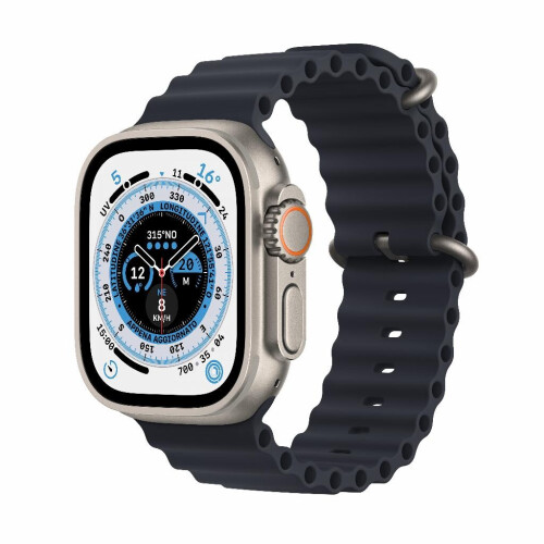 Refurbished Apple Watch Ultra 1 49 mm Ocean Middernacht Als nieuw Tweedehands
