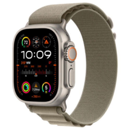 Refurbished Apple Watch Ultra 2 49 mm Alpineband Groen Als nieuw Tweedehands