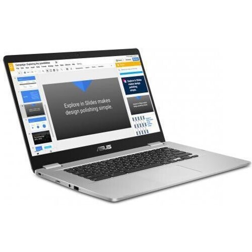 Refurbished Asus Chromebook C523N Celeron 1.1 GHz 64GB eMMC - 4GB AZERTY - Frans Tweedehands