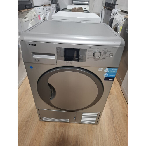 Refurbished - Beko Wasdroger DCU 7330 XS - Zilver Tweedehands