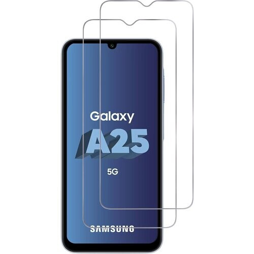 Refurbished Beschermend scherm Samsung Galaxy A25 5G Gehard glas - Gehard glas - Transparant Tweedehands