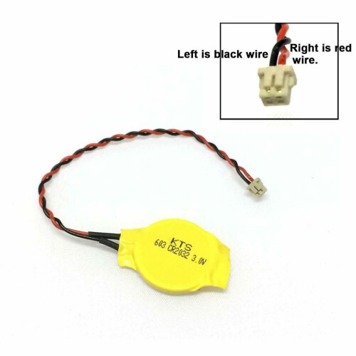 Refurbished BIOS CMOS battery CR2032 voor Acer HP Lenovo Dell, 2-pin stekker Tweedehands