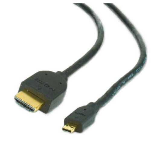 Refurbished Cablexpert HDMI male to micro D-male black cable, 4.5m,(v1.4) Tweedehands
