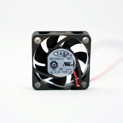 Refurbished Cooling Fan for Set top box & Router 40×40×10mm, 4010M05C ND1, 2 pin Tweedehands