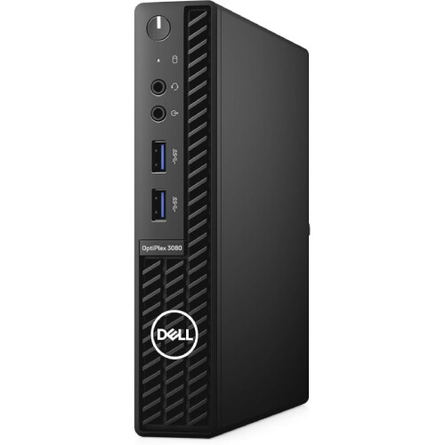 Refurbished Dell OptiPlex 3080 Micro USFF - Intel Core i5-10e Generatie - 8GB RAM - 256GB SSD - Windows 11 Tweedehands