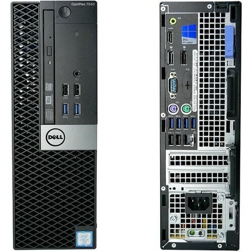 Refurbished Dell OptiPlex 7040 Core i7 3.4 GHz - SSD 512 GB RAM 8GB Tweedehands